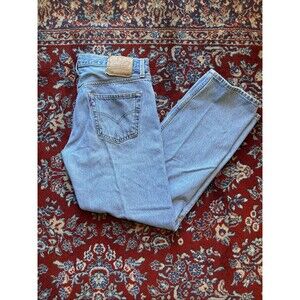 Vintage Levi’s 501 Denim Light Blue Jeans 90's Women’s 36 x 30 (35 X 28.5)